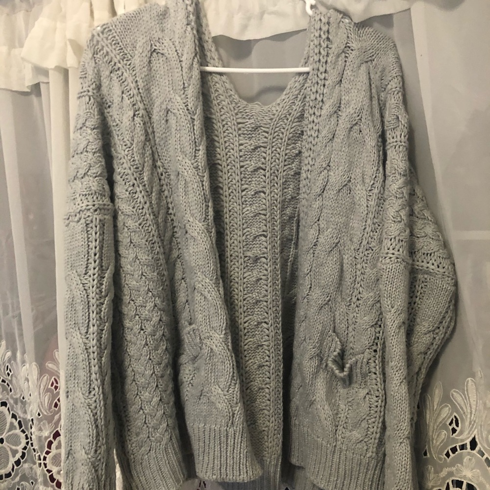Grey Cardigan